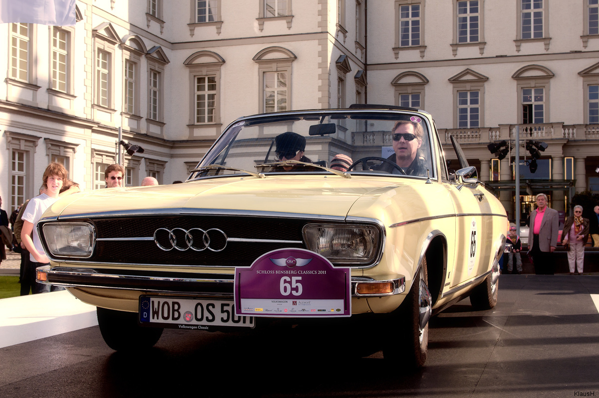 Schloss Bensberg Classics 2011 - IX - Audi 100 GL Cabriolet  mit Thomas Heinze