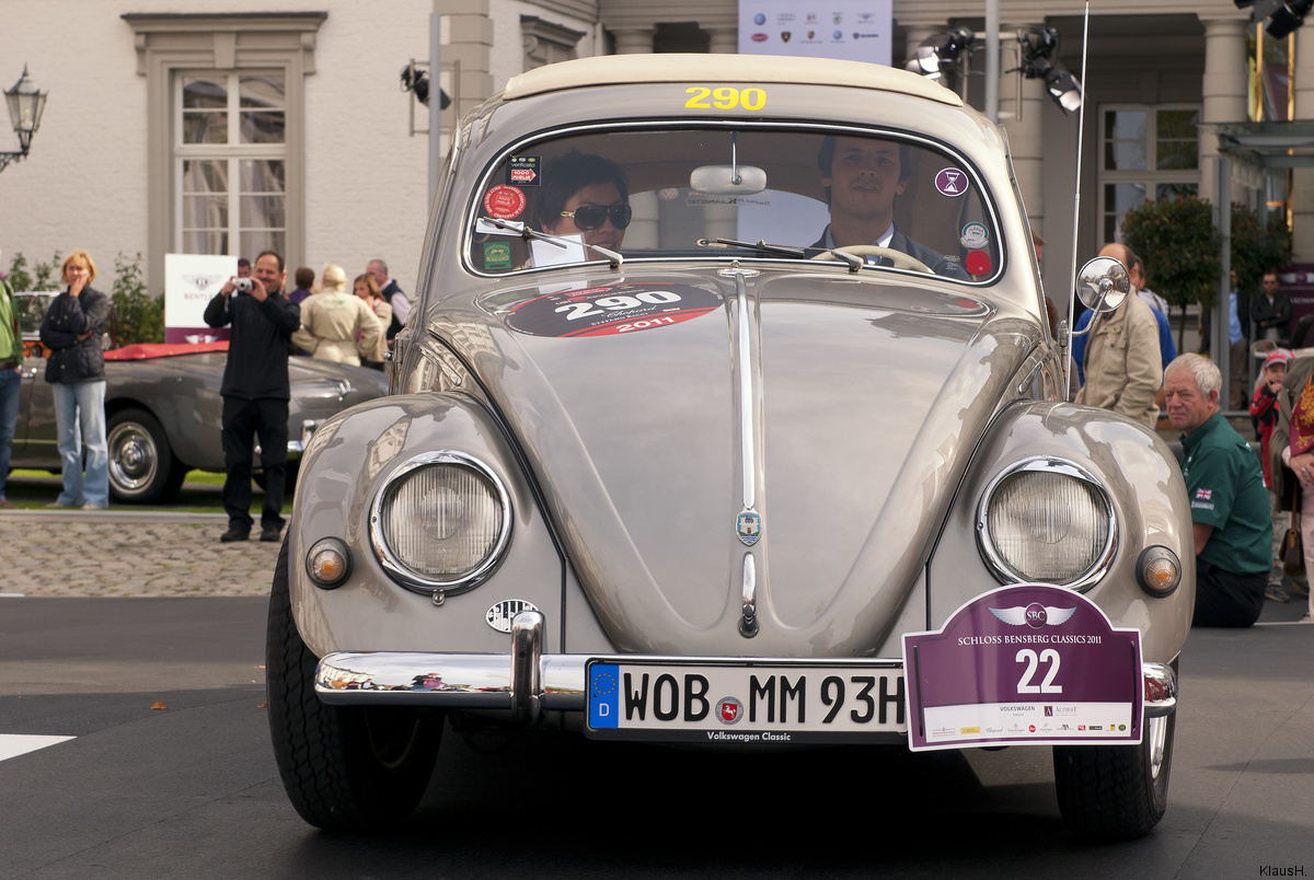 Schloss Bensberg Classics 2011 - XI - VW MM Ovali Käfer mit Christiane Paul