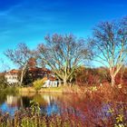 Schloss Berge mit Berger See in Gelsenkirchen Buer