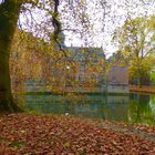 Schloss Bergerhausen im Herbst 