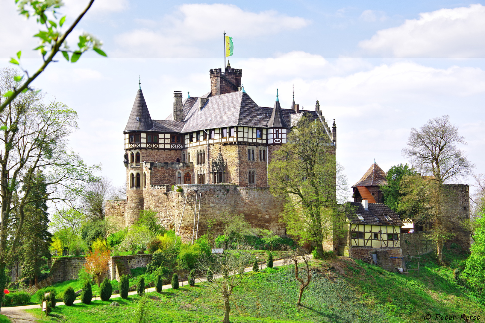 Schloss Berlepsch im Frühling