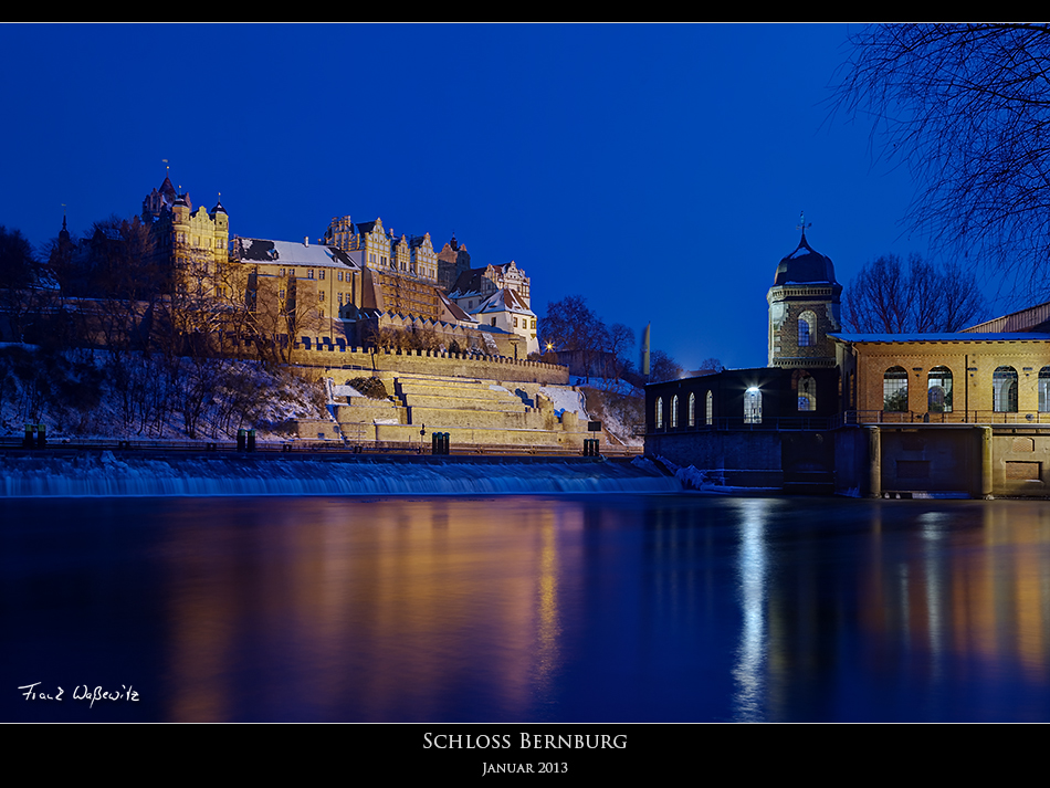 Schloss Bernburg Foto & Bild | architektur, architektur bei nacht