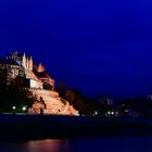 Schloss Bernburg bei Nacht