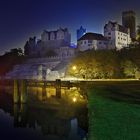 Schloss Bernburg nach Mitternacht...