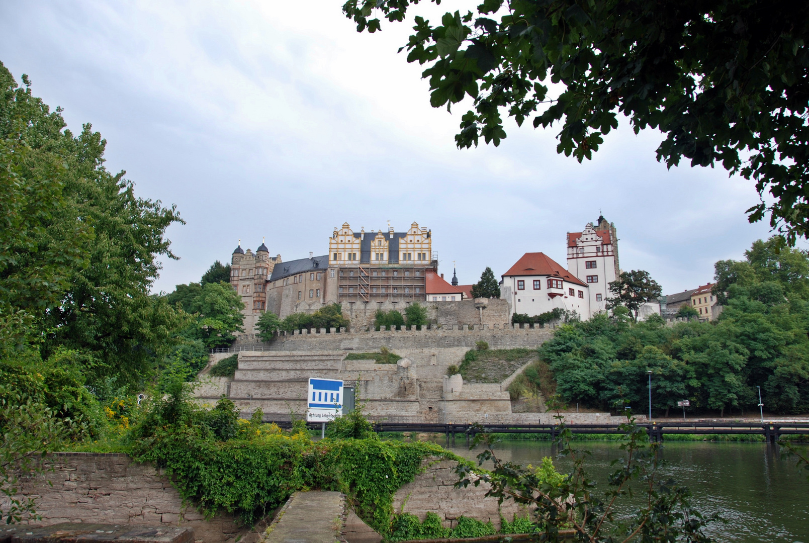 Schloss Bernburg Orginal Foto