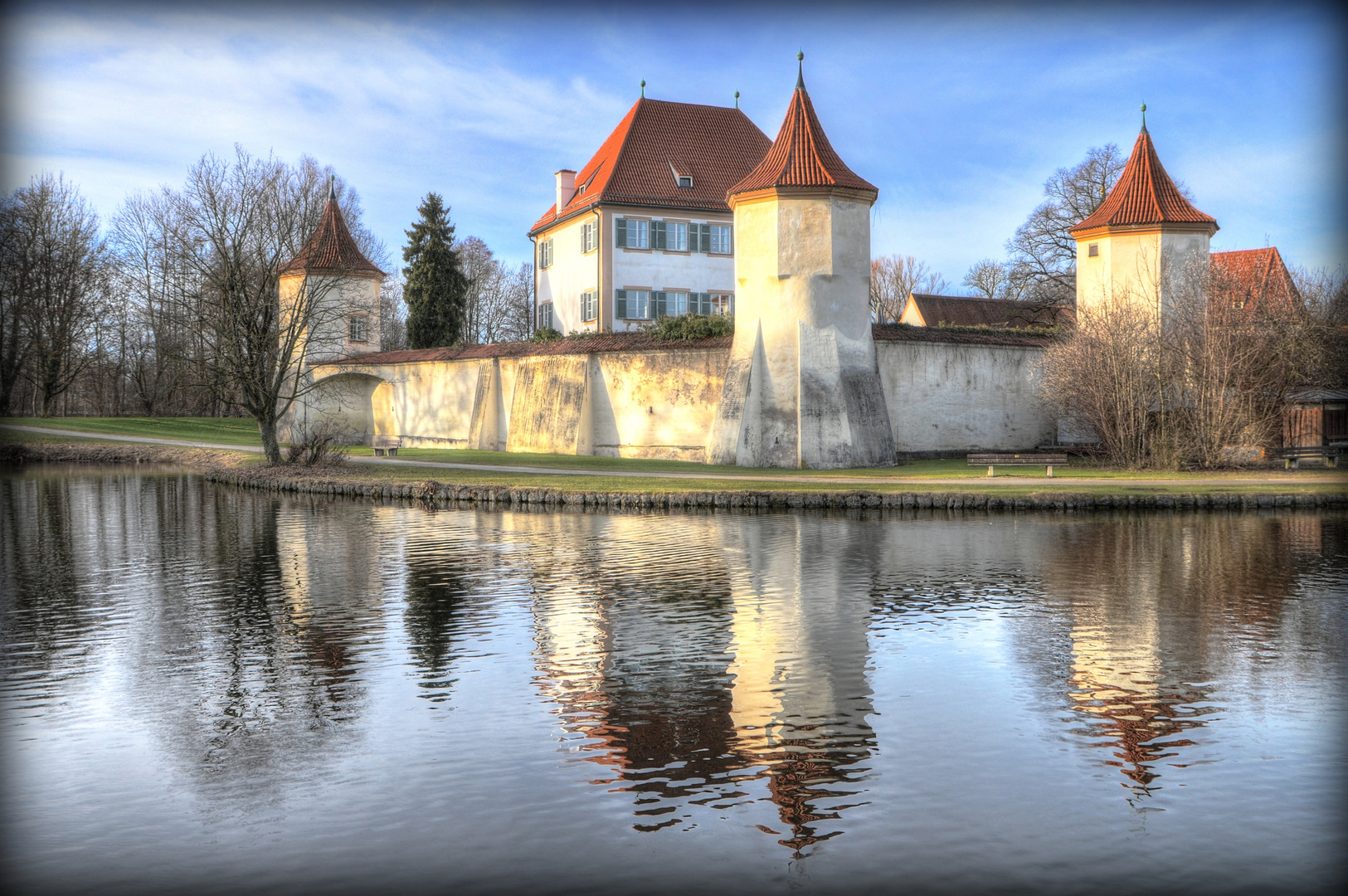 Schloss Blutenburg Foto & Bild bearbeitungs techniken, hdri & tm