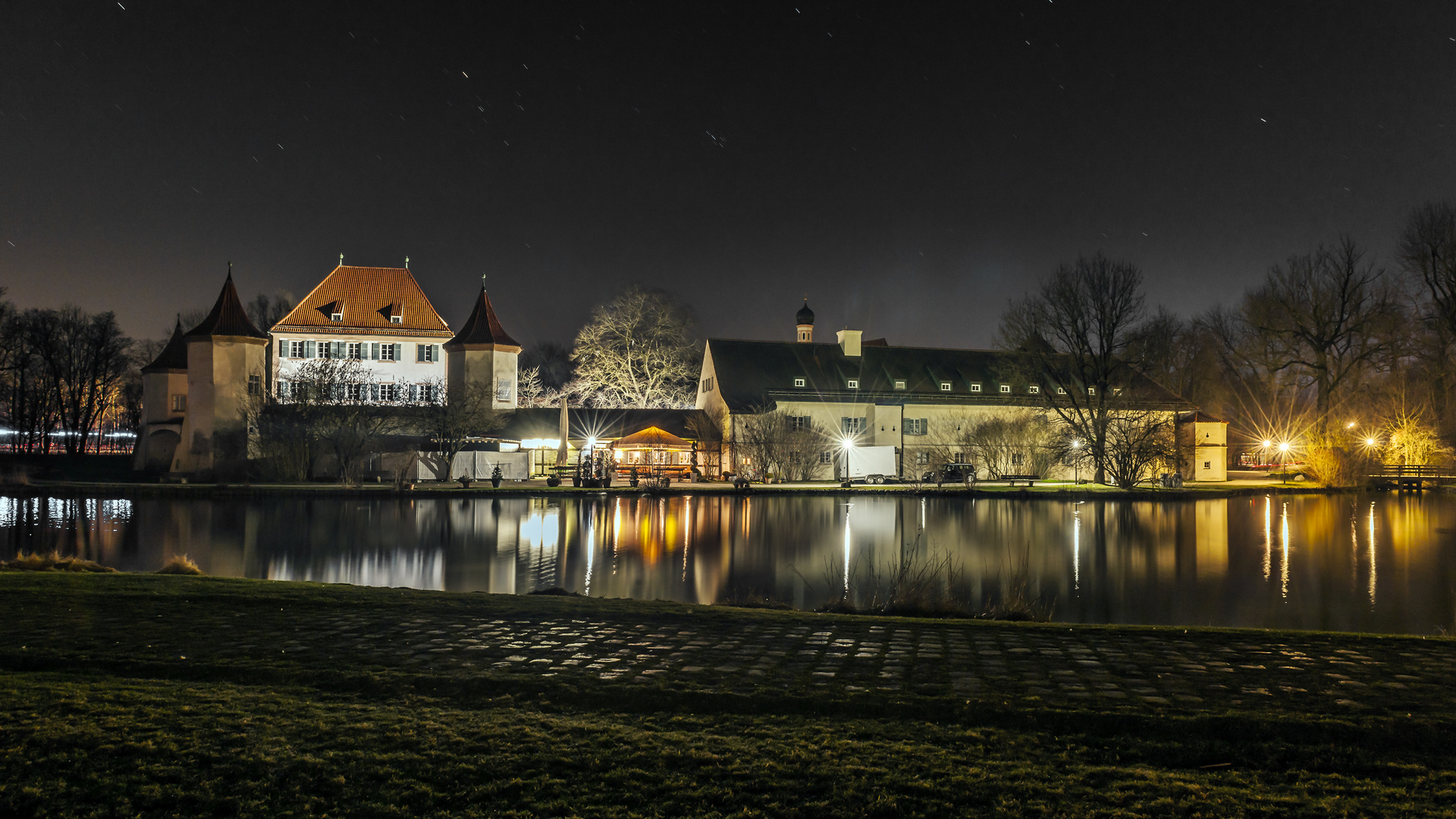 Schloss Blutenburg bei Nacht