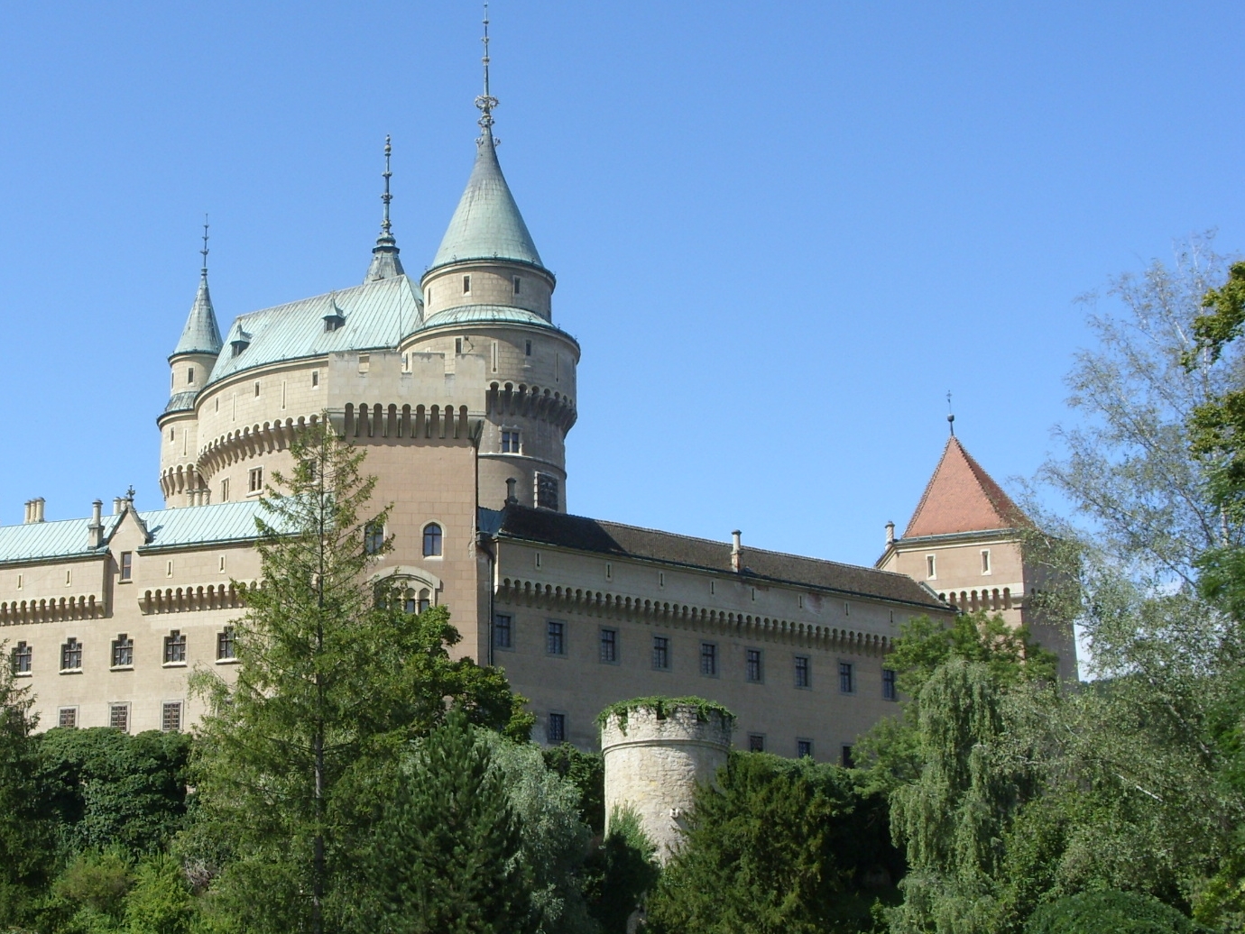 Schloss Bojnice in der Slowakei