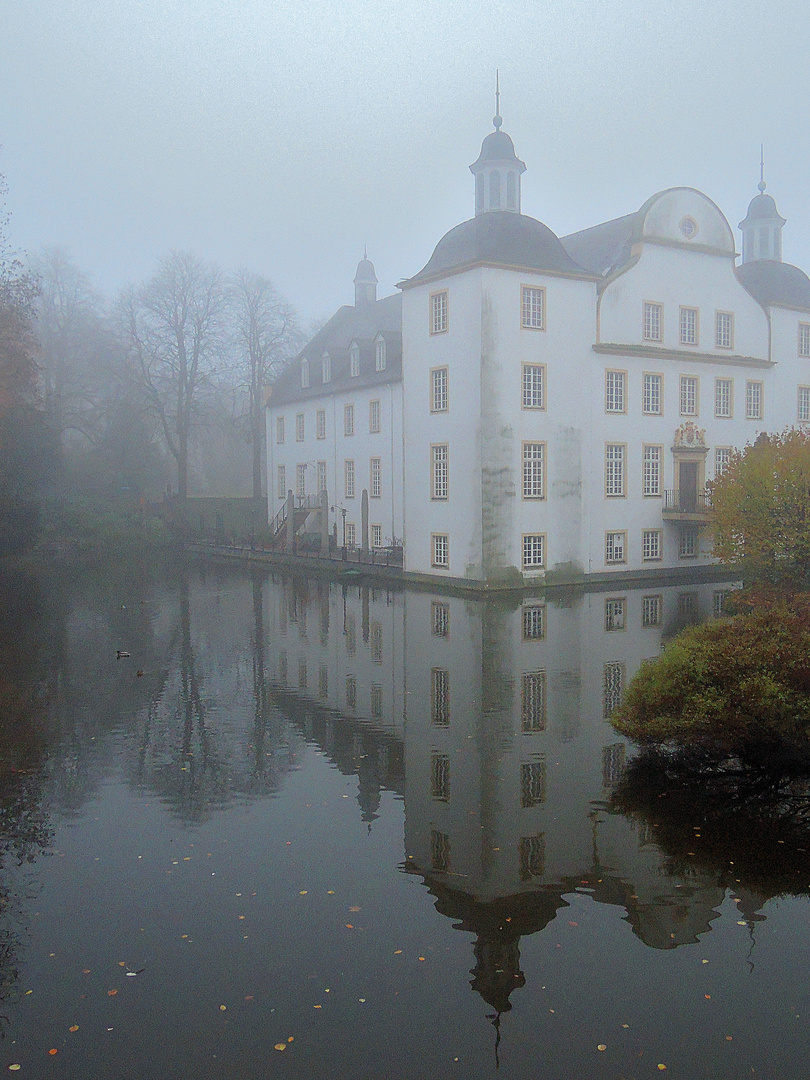 Schloß Borbeck im Nebel