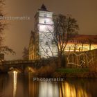 Schloss Brake bei Nacht