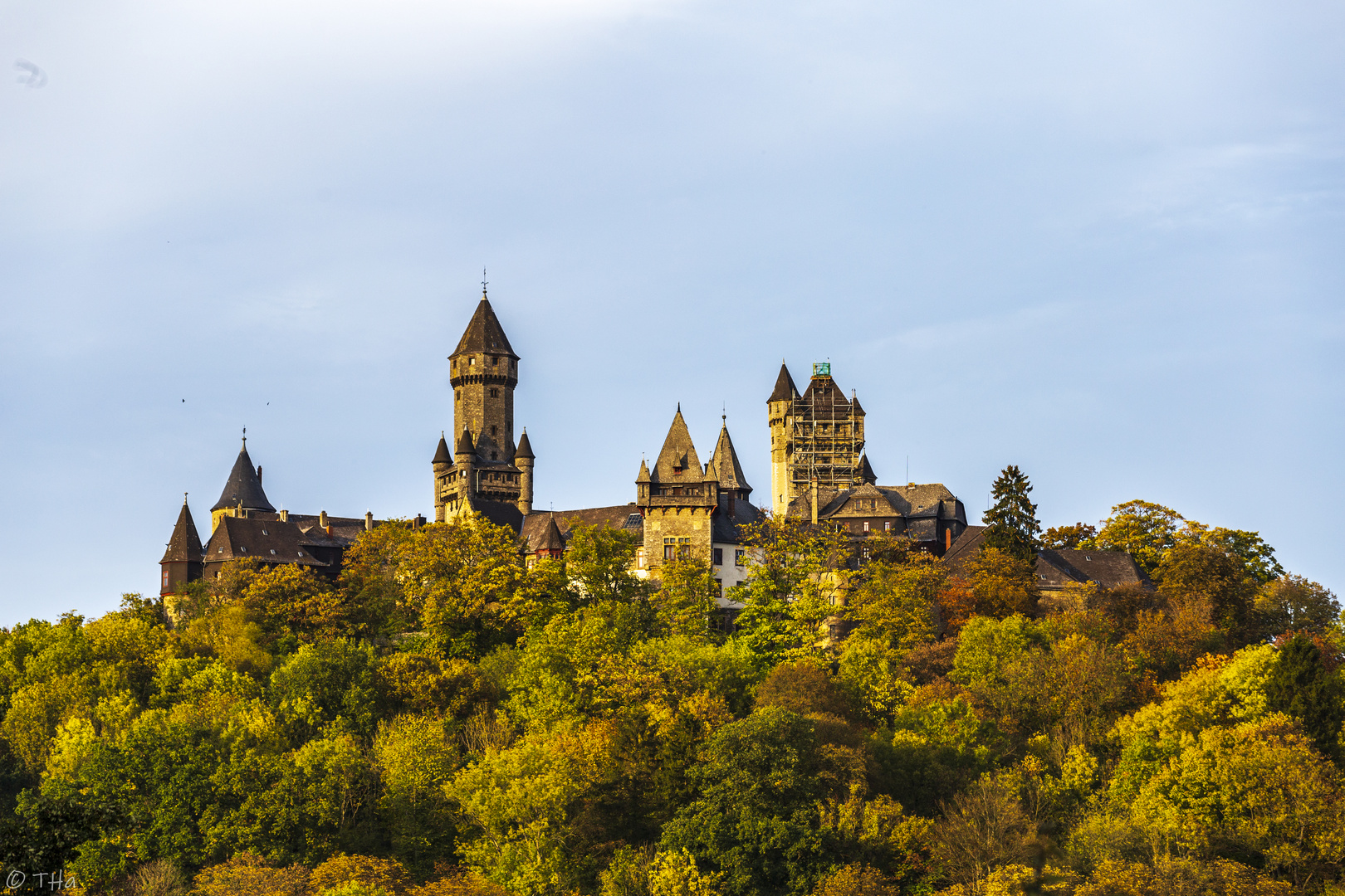 Schloss Braunfels in herbstlichen Farben