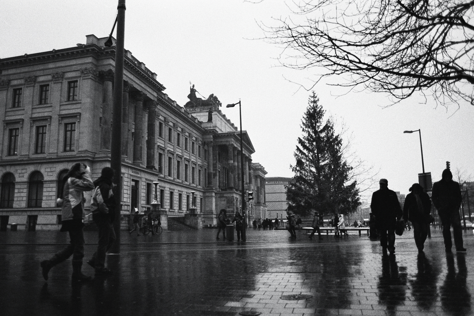 Schloss Braunschweig bei Regen