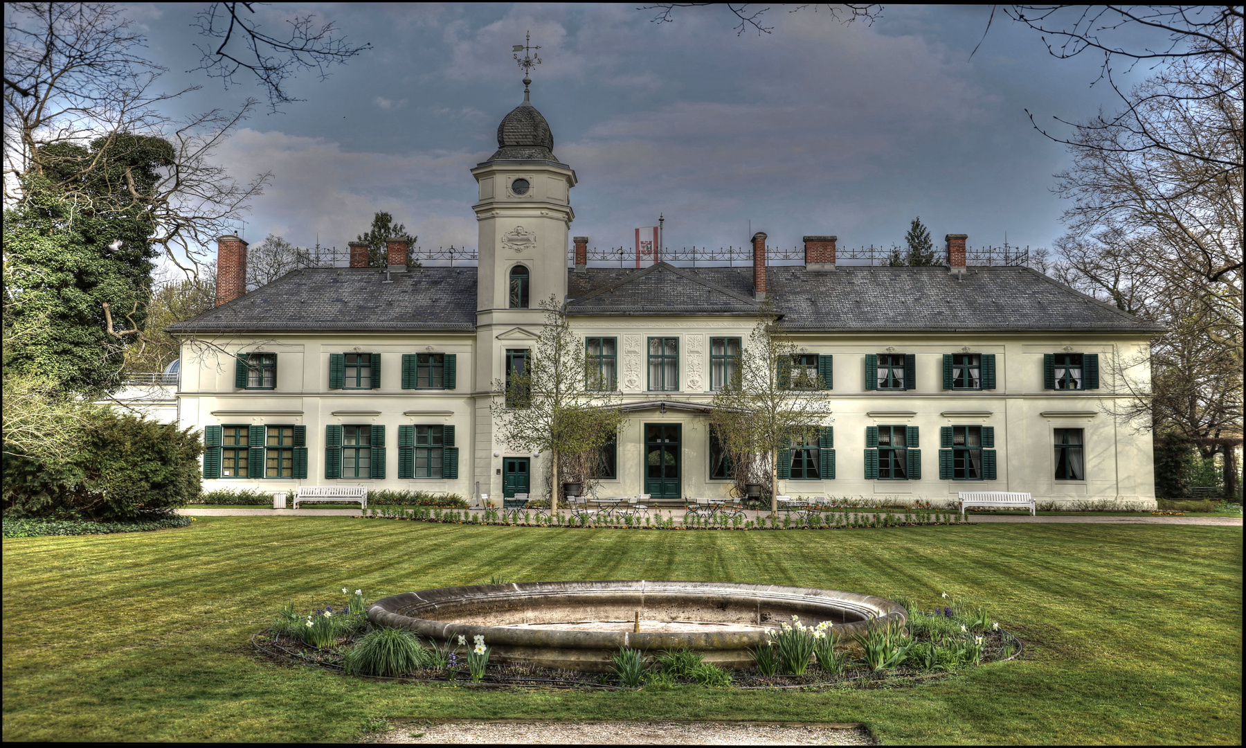 Schloss Britz Foto & Bild architektur, zierbrunnen, stilepochen
