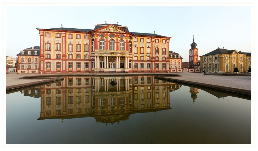 Schloß Bruchsal im Panorama