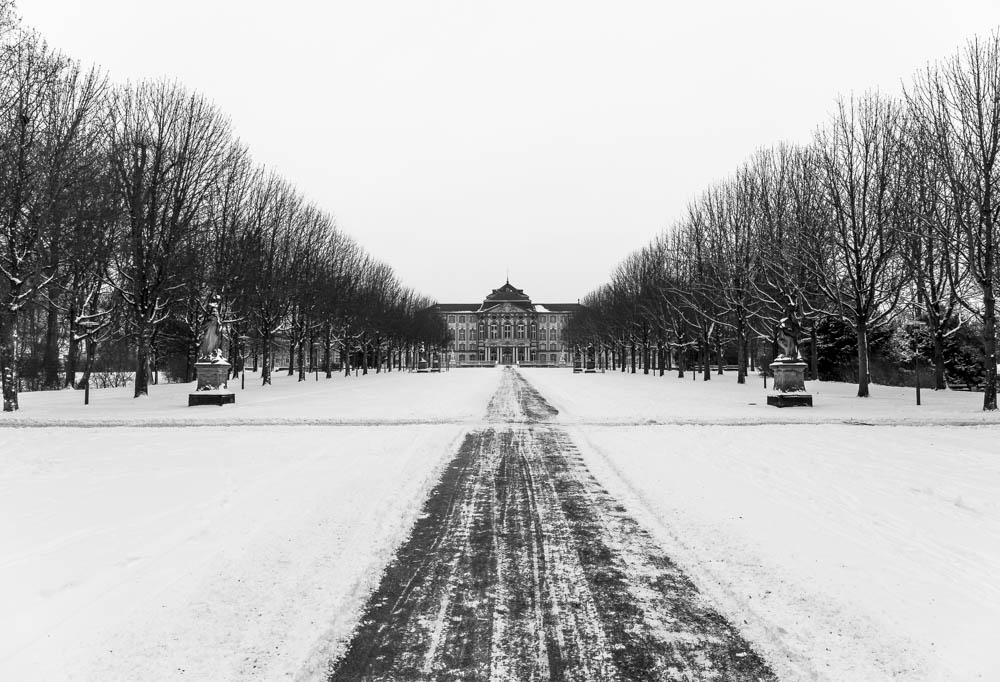 Schloss Bruchsal im Winter