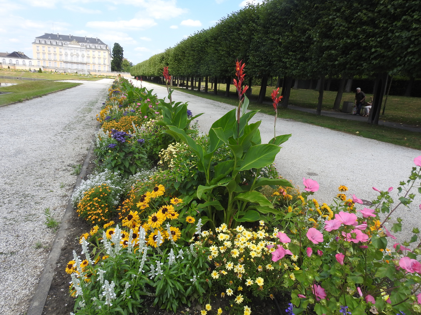 Schloß Brühl im August