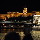 Schloss Budapest bei Nacht