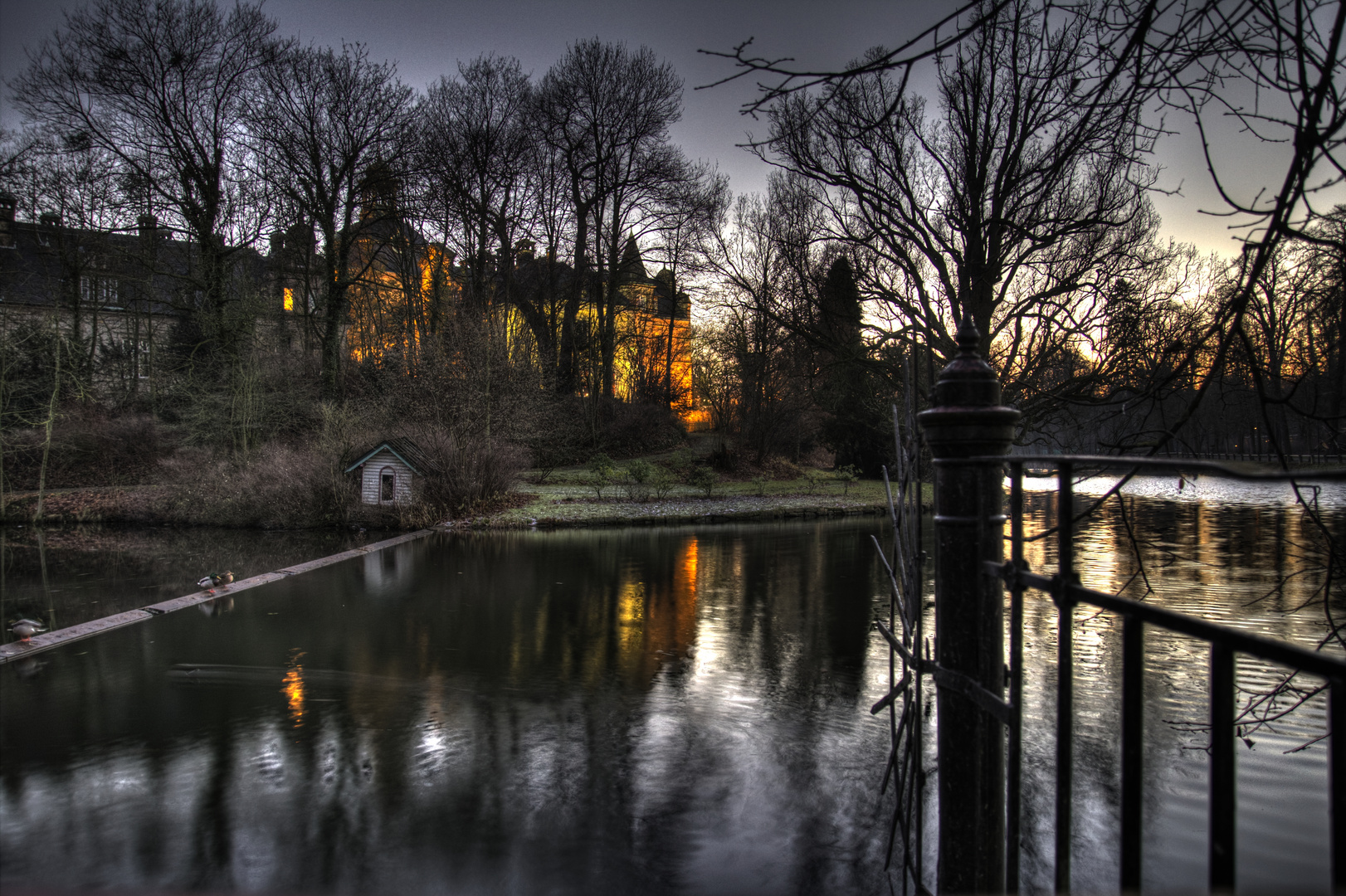 Schloss Bückeburg am Abend