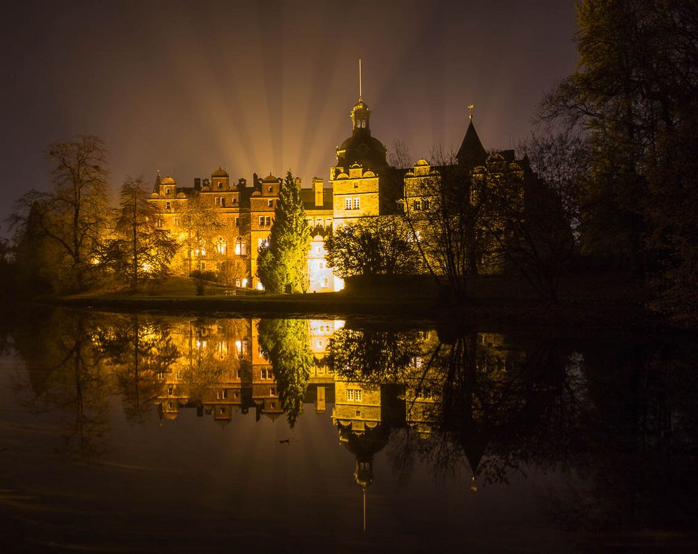 Schloss Bückeburg Foto & Bild | architektur, architektur bei nacht ...