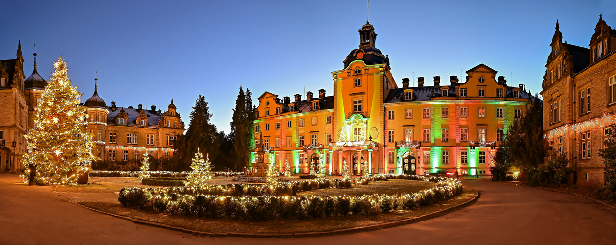 Schloss Bückeburg; Weihnachtsbeleuchtung