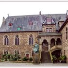 Schloss Burg - Burginnenhof - Aufgang zum Museum