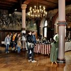 Schloss Burg, Mittelaltermarkt im Rittersaal