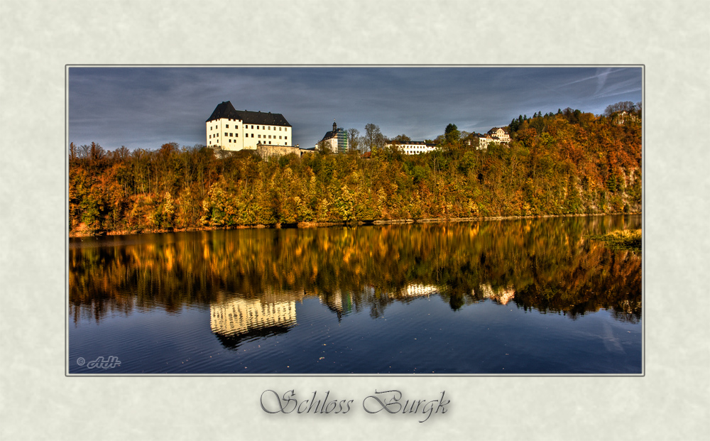 Schloss Burgk im Herbst