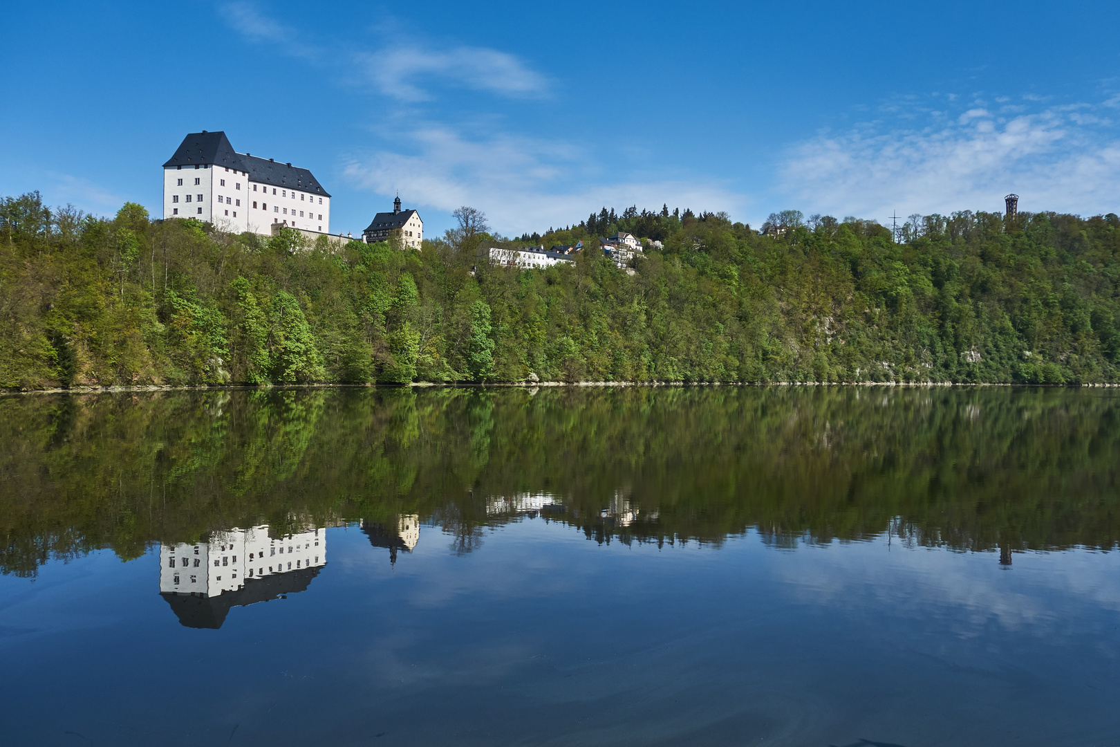 Schloß Burgk und Saaleturm