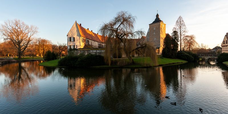 Schloss Burgsteinfurt am Abend
