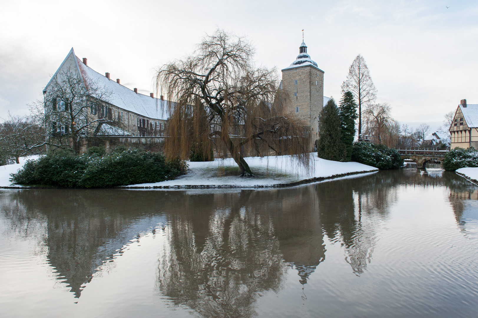 Schloß Burgsteinfurt im Winter