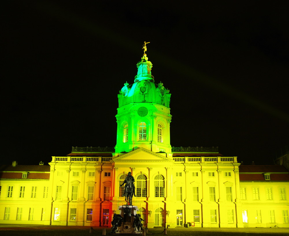 Schloß Charlottenburg bei Nacht