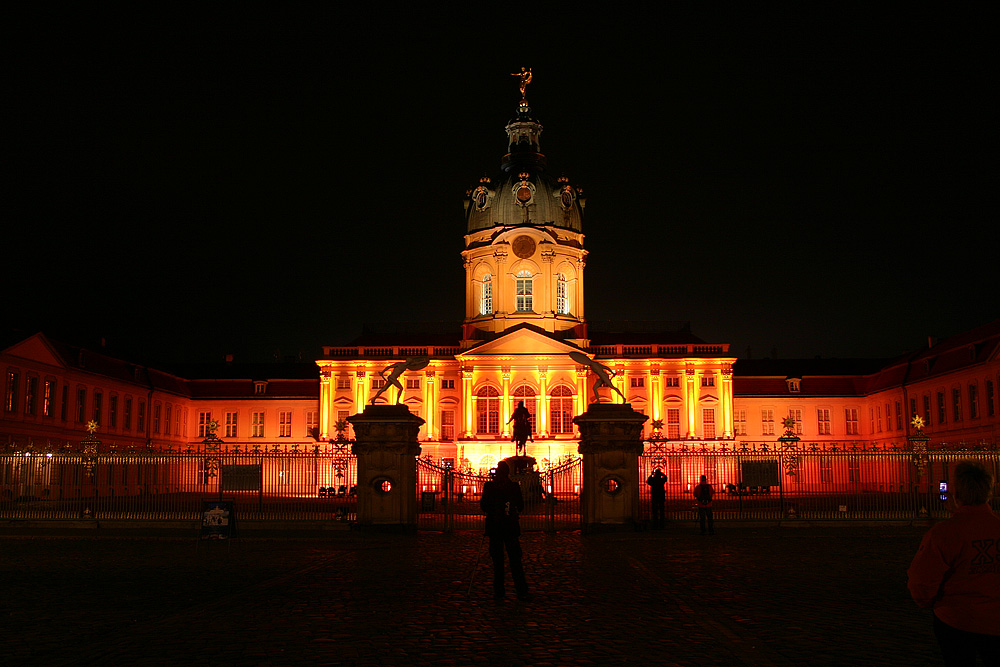 Schloß Charlottenburg beim Festival of Lights in Berlin