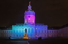 Schloß Charlottenburg in Berlin beim Festival of Lights