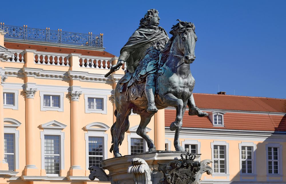 Schloss Charlottenburg - Reiterstandbild des Großen Kurfürsten