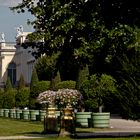 Schloss Charlottenburg, Seitenflügel bei tief stehender Sonne