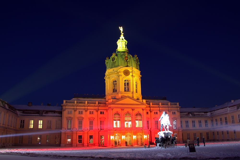 Schloß Charlottenburg Weihnachtsbeleuchtung 2010 ( 2 )