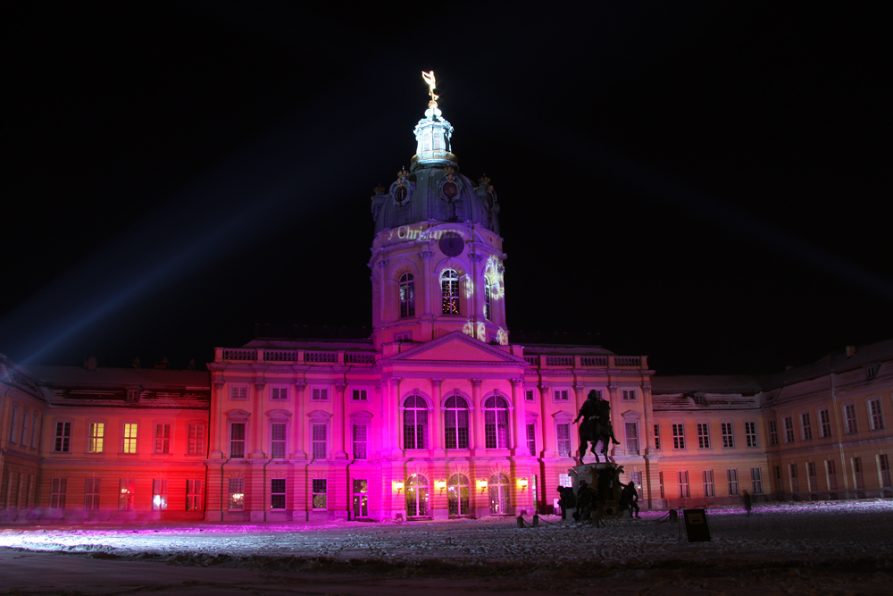 Schloß Charlottenburg Weihnachtsbeleuchtung 2010 ( 3 )