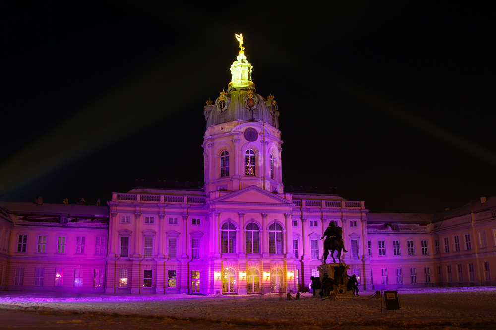 Schloß Charlottenburg Weihnachtsbeleuchtung 2010