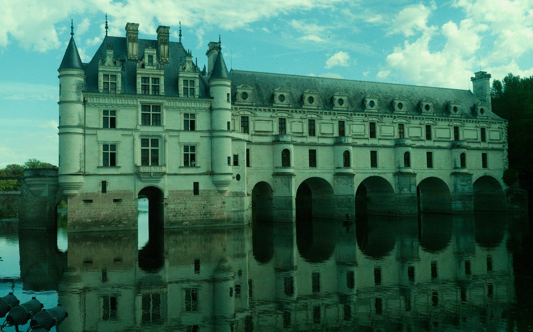 Schloss Chenonceau am Fluss Cher