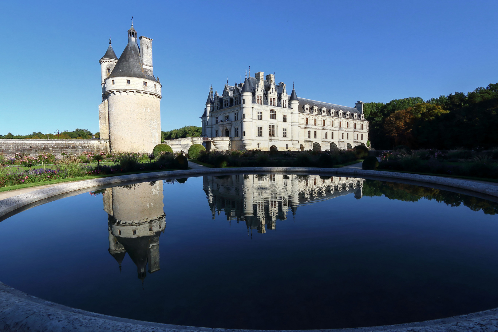 Schloss Chenonceau Anfang Oktober 2018