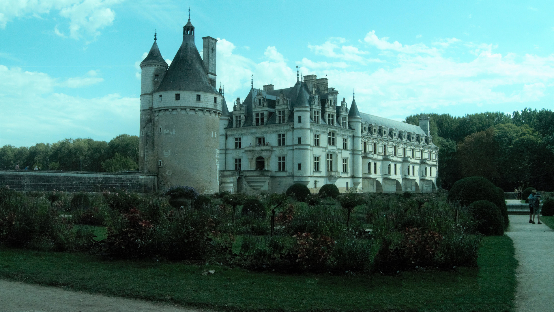 Schloss Chenonceau nach Verbesserung des Fotos mit Luminar und Zoner Foto Studio X