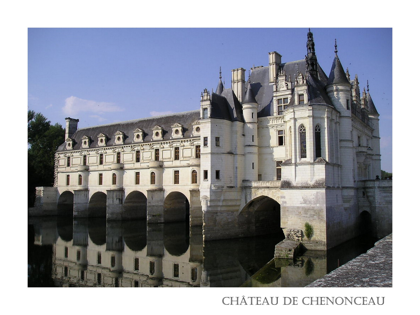 Schloss Chenonceau ... und zwei Damen (2)