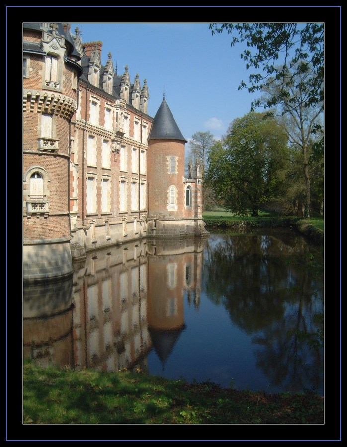 Schloss Combreux am Canal d'Orléans (Loiret)