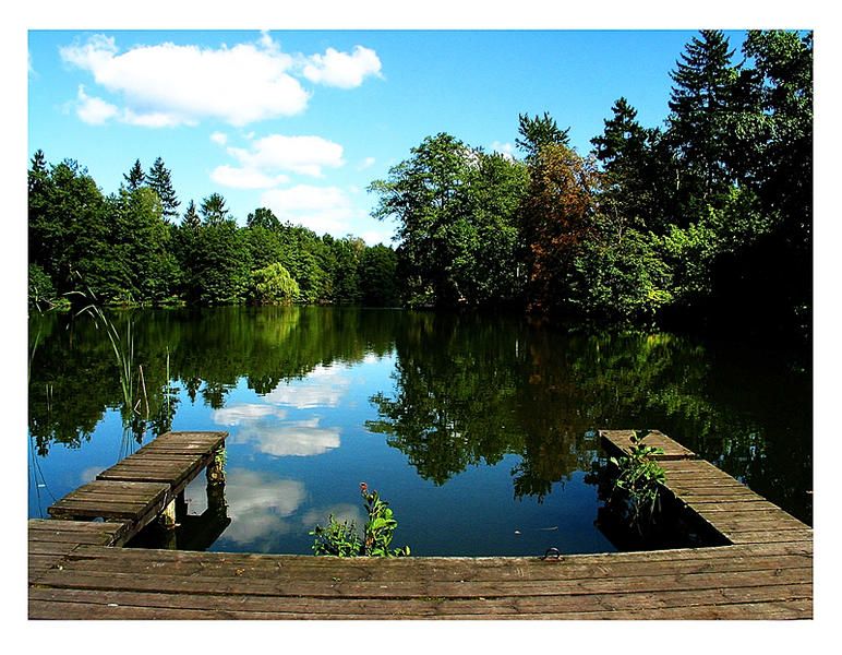 Schloß Dammsmühle --- der See