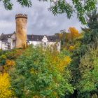 Schloss Dehrn im den bunten Herbstfarben 