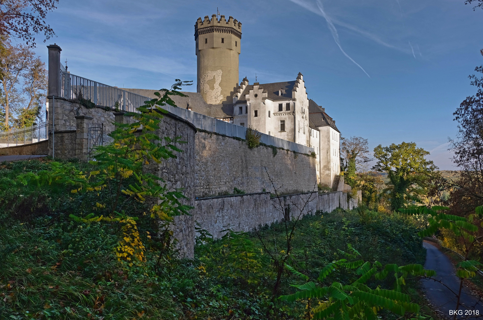 Schloss Dehrn in der Herbststimmung