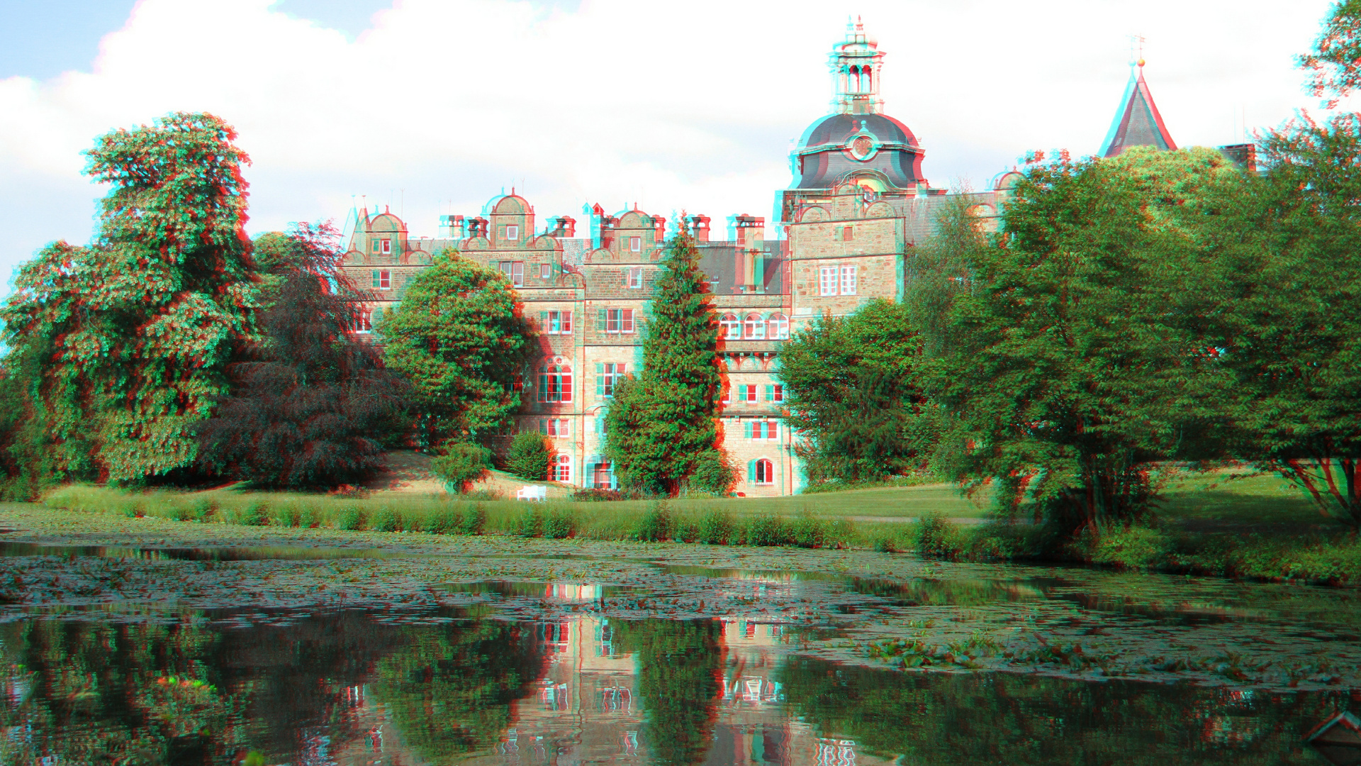 Schloß Dettmold in 3 D