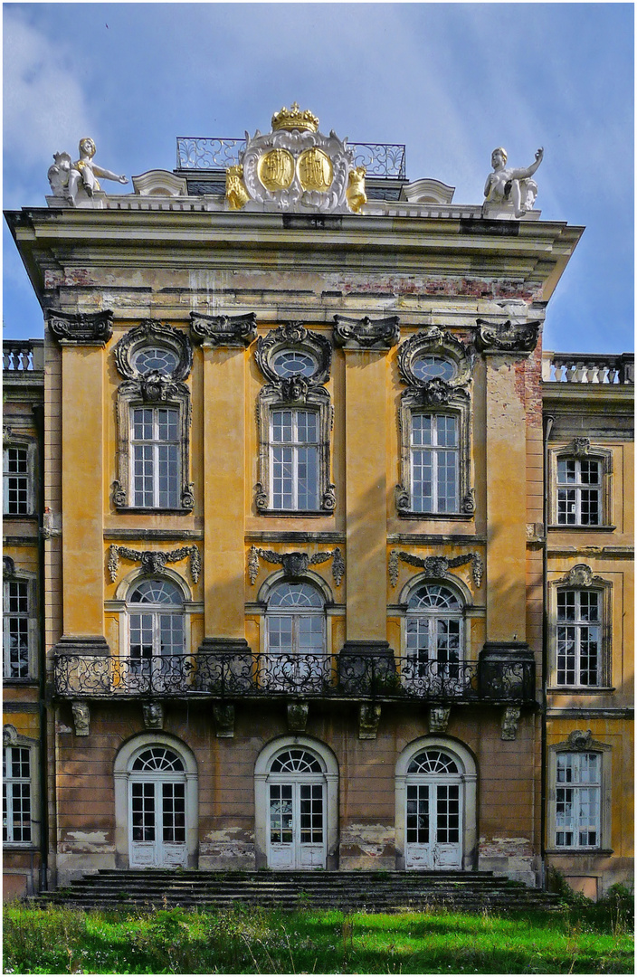 Schloss Dornburg von der Parkseite