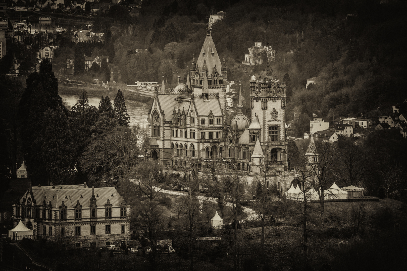 Schloss Drachenburg anno dazumal