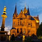 Schloss Drachenburg bei Nacht ...